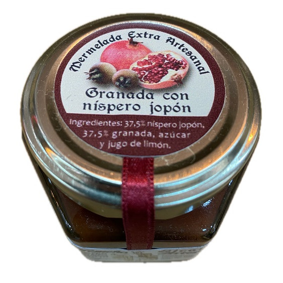 MERMELADA DE GRANADA CON NÍSPERO JOPÓN GRAZALEMEÑOS 120G RECETA ARTESA