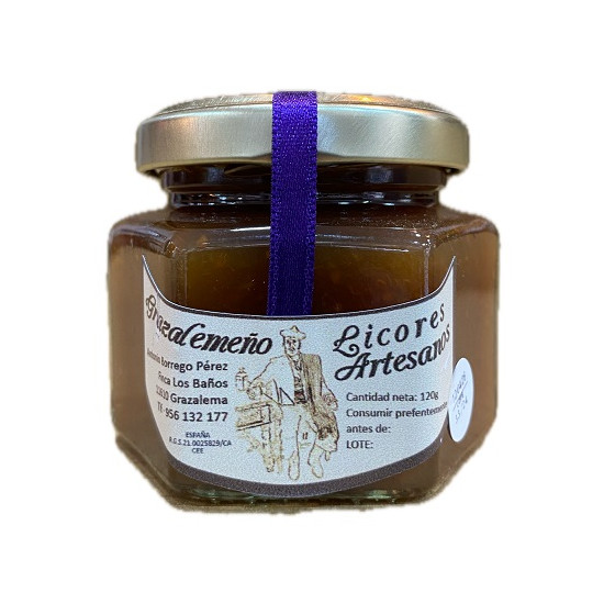 MERMELADA DE HIGO GRAZALEMEÑOS 120G ELABORACIÓN ARTESANAL DE GRAZALEMA