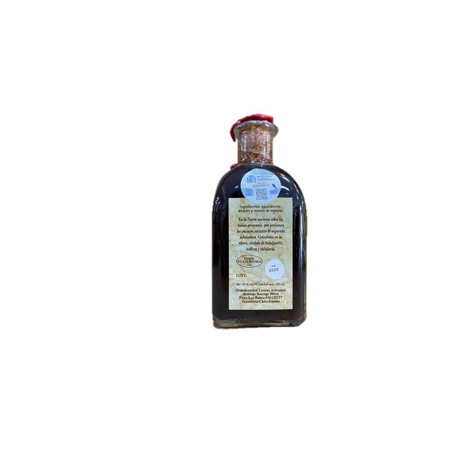 LICOR DE ARRAYÁN 250 ml. GRAZALEMEÑOS LICORES ARTESANOS