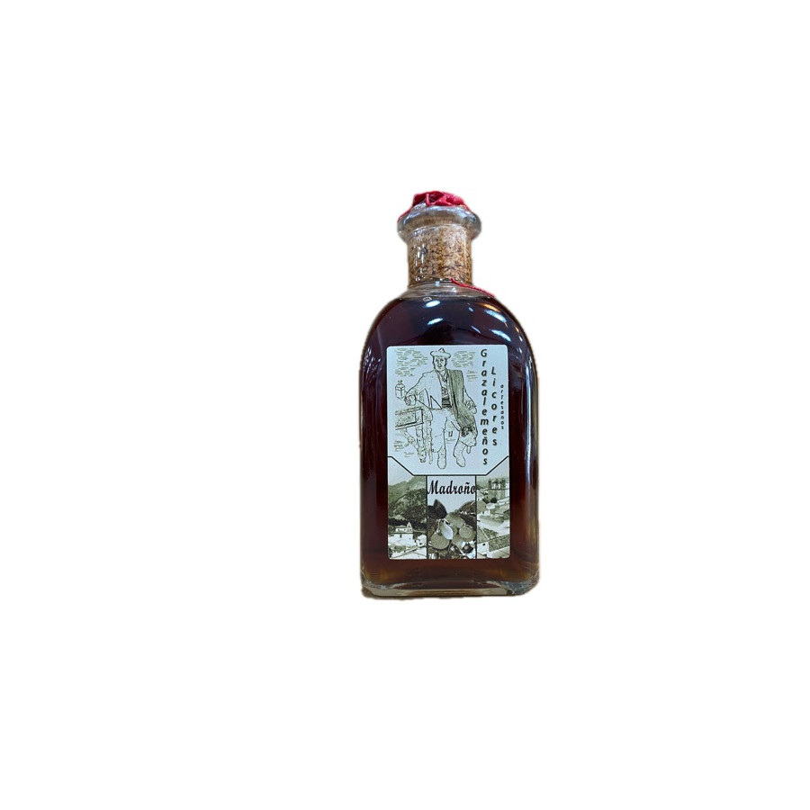 LICOR DE MADROÑO 250 ml. GRAZALEMEÑOS LICORES ARTESANOS