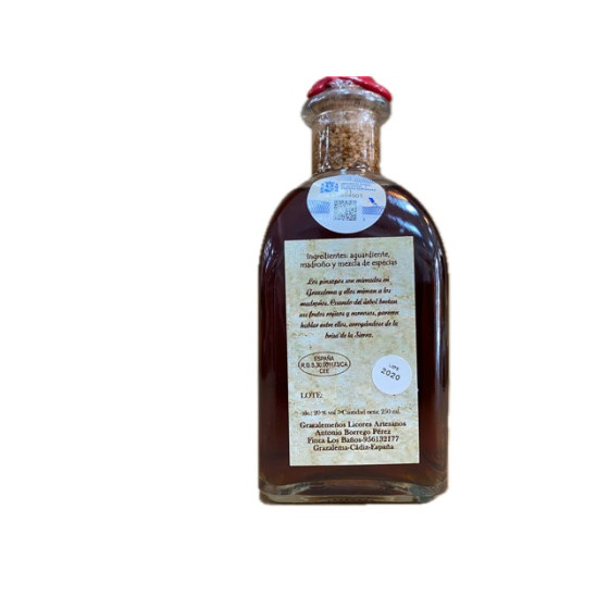 LICOR DE MADROÑO 250 ml. GRAZALEMEÑOS LICORES ARTESANOS