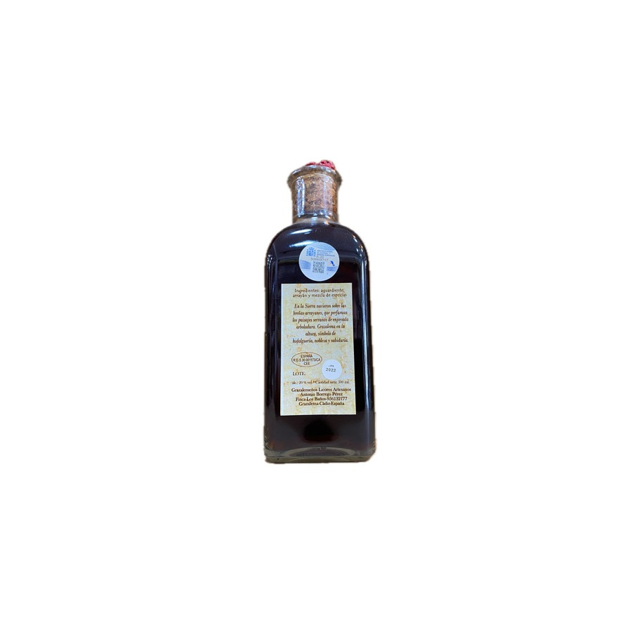 LICOR DE ARRAYÁN 500 ml. GRAZALEMEÑOS LICORES ARTESANOS