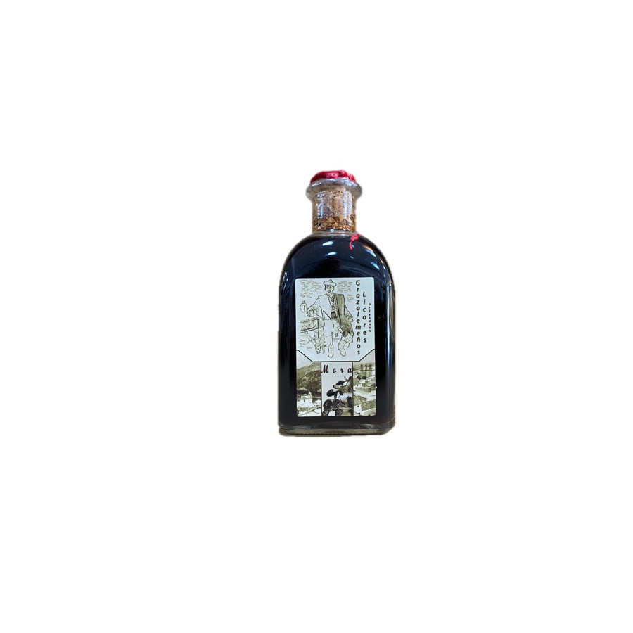 LICOR DE MORA 250 ml. GRAZALEMEÑOS LICORES ARTESANOS