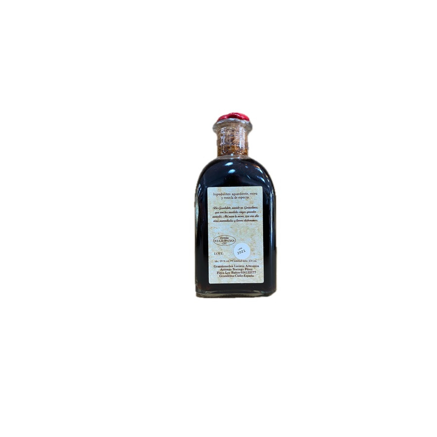 LICOR DE MORA 250 ml. GRAZALEMEÑOS LICORES ARTESANOS