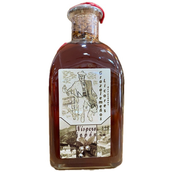 LICOR ARTESANO DE NÍSPERO JOPÓN 250ML – DESTILADO TRADICIONAL DE GRAZA