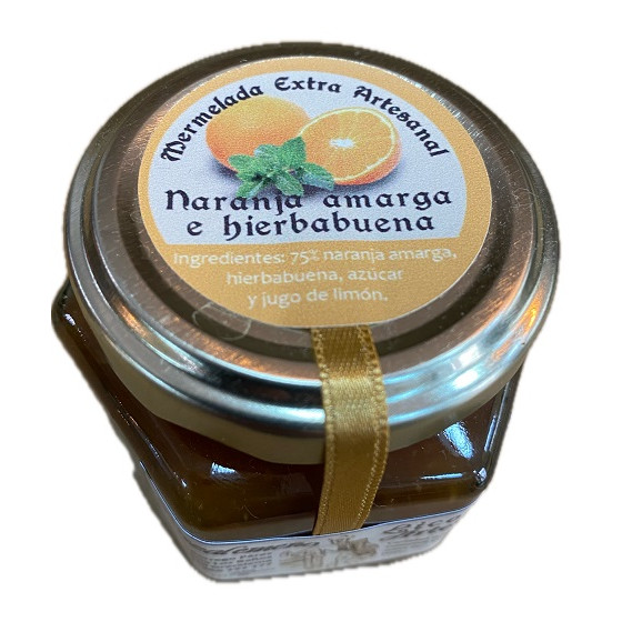 MERMELADA ARTESANA DE NARANJA AMARGA CON HIERBABUENA 120G – SABOR ÚNIC