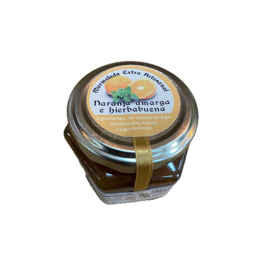 MERMELADA ARTESANA DE NARANJA AMARGA CON HIERBABUENA 120G – SABOR ÚNIC
