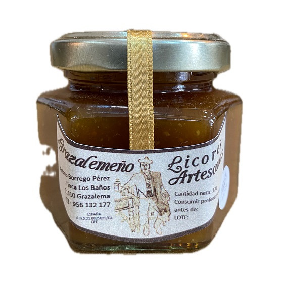 MERMELADA ARTESANA DE NARANJA AMARGA CON HIERBABUENA 120G – SABOR ÚNIC