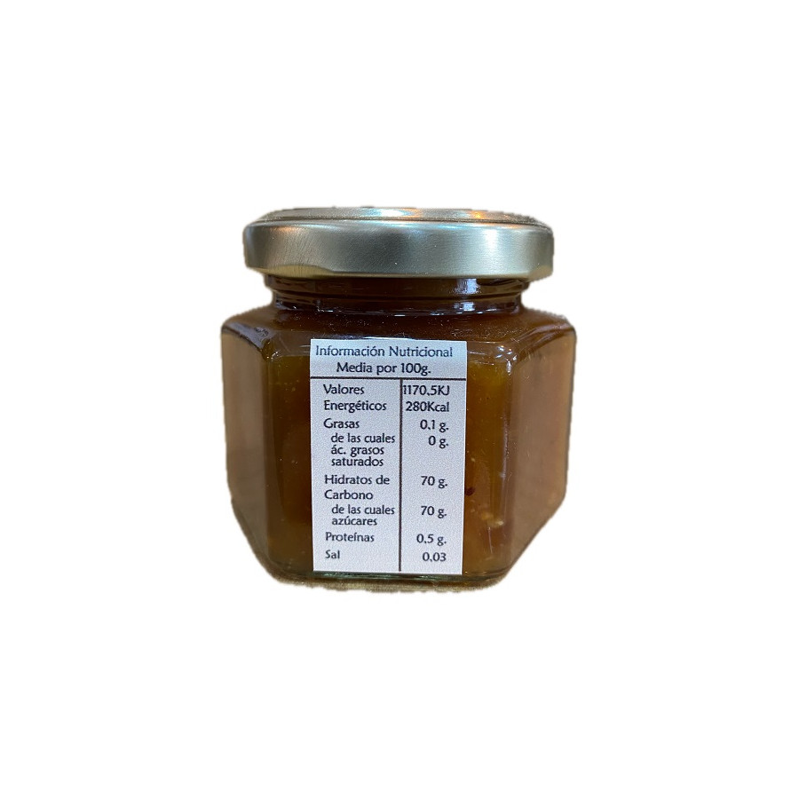 MERMELADA ARTESANA DE NARANJA AMARGA CON HIERBABUENA 120G – SABOR ÚNIC