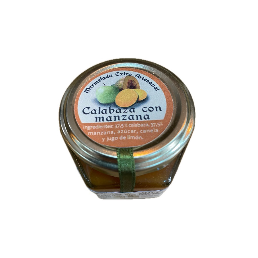 MERMELADA ARTESANA DE CALABAZA Y MANZANA 120G – ELABORACIÓN TRADICIONA