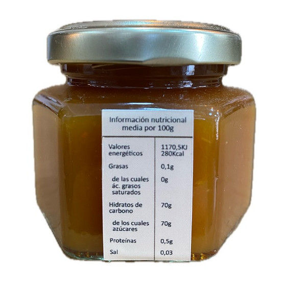 MERMELADA ARTESANA DE CALABAZA Y MANZANA 120G – ELABORACIÓN TRADICIONA