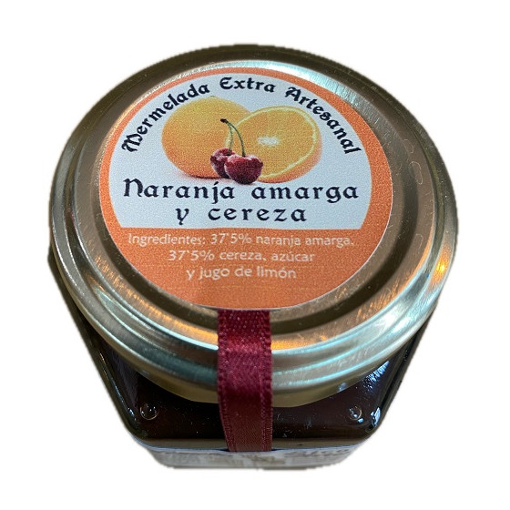 MERMELADA ARTESANA DE NARANJA AMARGA Y CEREZA 120G – FUSIÓN DE SABORES