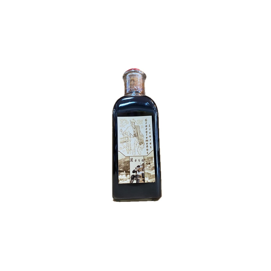 LICOR DE MORA 500 ml. GRAZALEMEÑOS LICORES ARTESANOS