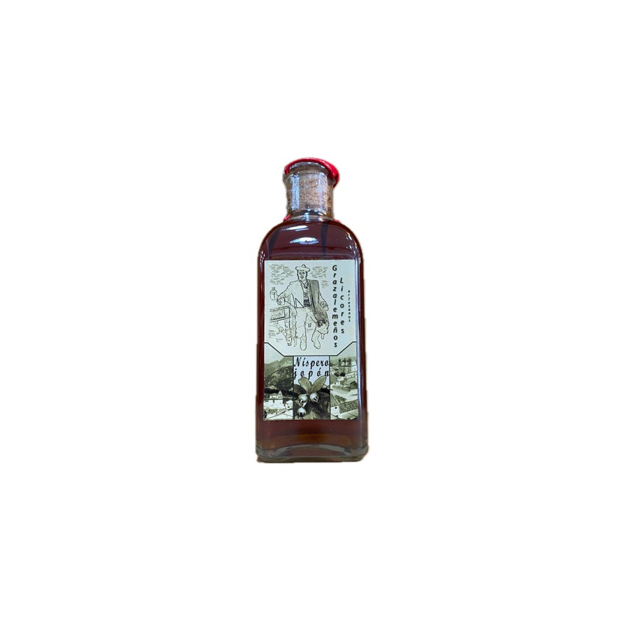 LICOR DE NÍSPERO JOPÓN 500 ml. GRAZALEMEÑOS LICORES ARTESANOS