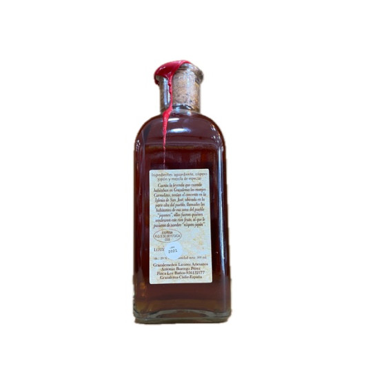 LICOR DE NÍSPERO JOPÓN 500 ml. GRAZALEMEÑOS LICORES ARTESANOS