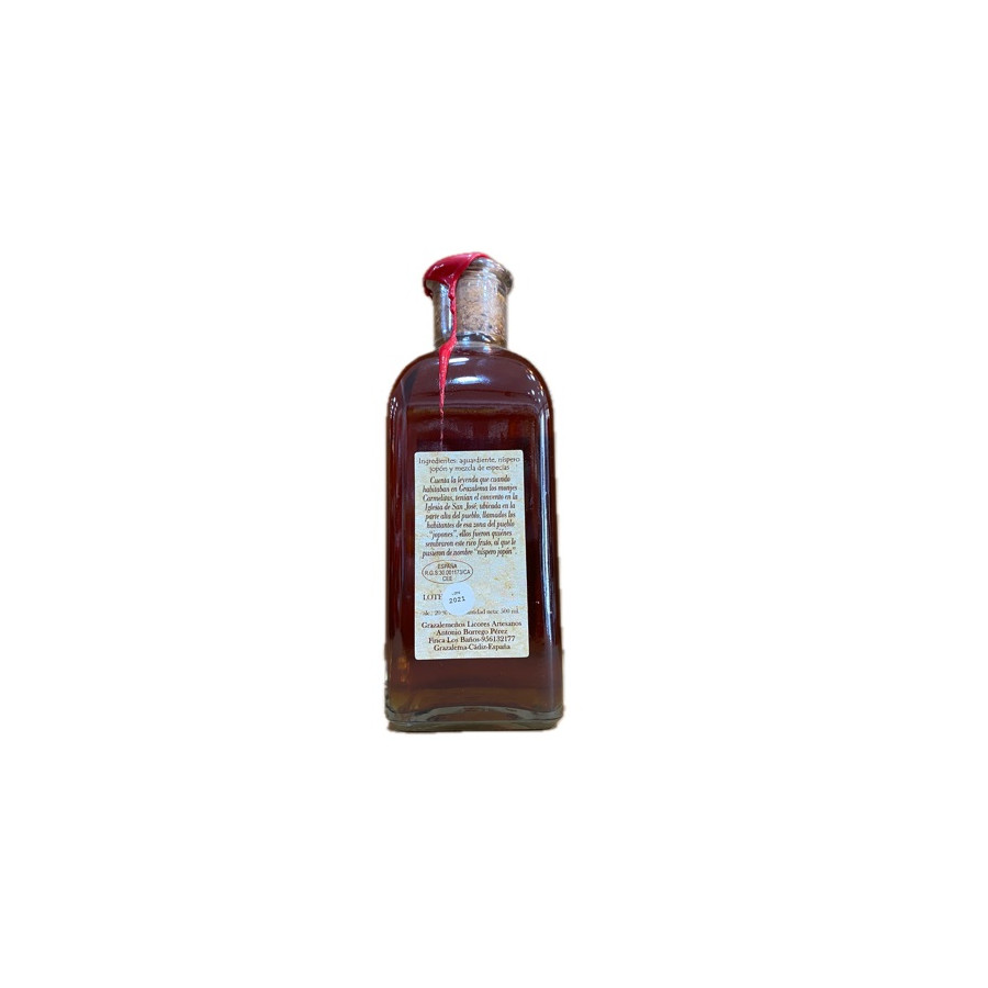 LICOR DE NÍSPERO JOPÓN 500 ml. GRAZALEMEÑOS LICORES ARTESANOS