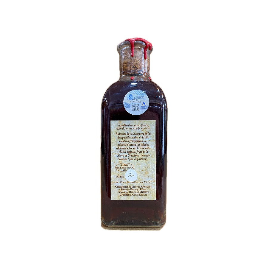 LICOR ARTESANO DE MAJUELO 500ML – DESTILADO TRADICIONAL DE GRAZALEMA C