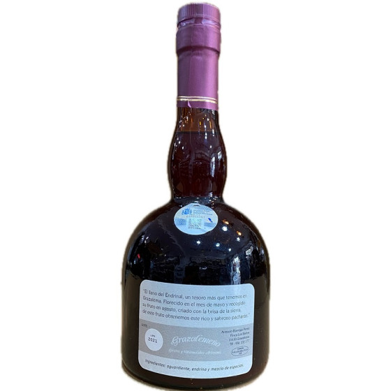 LICOR ARTESANO DE ENDRINA 500ML – DESTILADO TRADICIONAL DE GRAZALEMA (