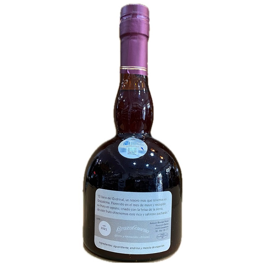 LICOR ARTESANO DE ENDRINA 500ML – DESTILADO TRADICIONAL DE GRAZALEMA (