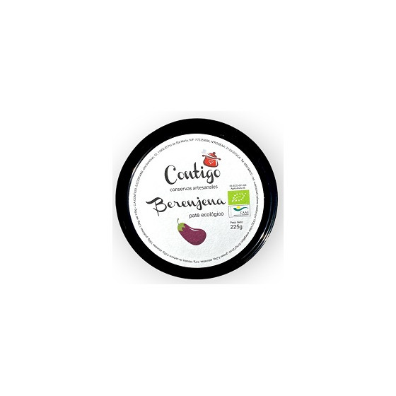 BERENJENA PATÉ ECOLÓGICO 225 GR CONTIGO CONSERVAS ARTESANALES