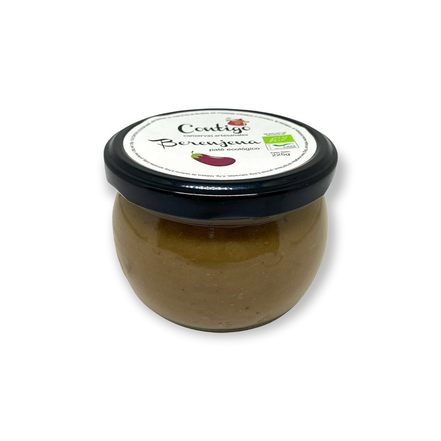 BERENJENA PATÉ ECOLÓGICO 225 GR CONTIGO CONSERVAS ARTESANALES