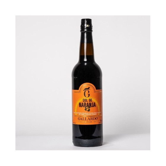 BOTELLA SOL DE NARANJA 37,5 cl BODEGAS GALLARDO VEJER CÁDIZ