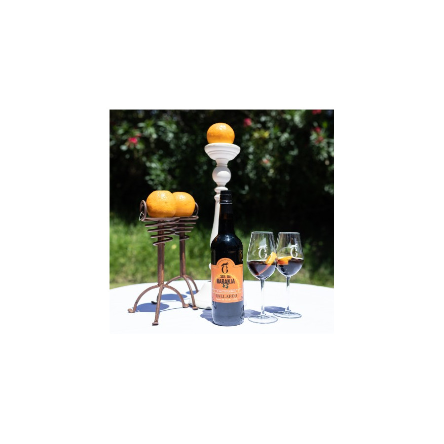 BOTELLA SOL DE NARANJA 37,5 cl BODEGAS GALLARDO VEJER CÁDIZ