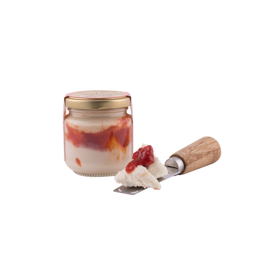 CREMA DE QUESO CON PIMIENTOS ASADOS CARAMELIZADOS EL BOSQUEÑO TARRO  1