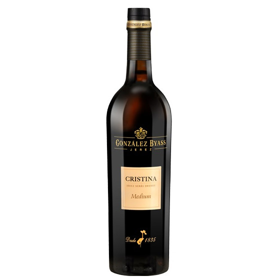 BOTELLA CRISTINA MEDIUM 75 cl GONZÁLEZ BYASS JEREZ SHERRY