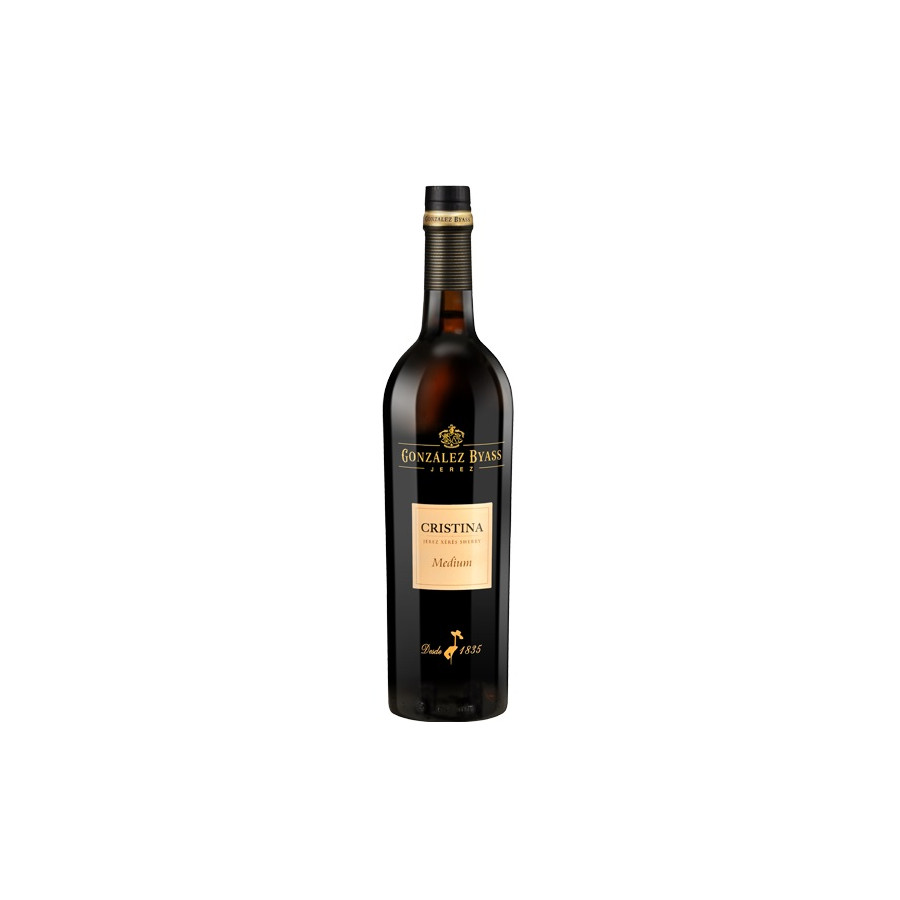 BOTELLA CRISTINA MEDIUM 75 cl GONZÁLEZ BYASS JEREZ SHERRY