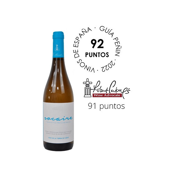 SOCAIRE VINO BLANCO SECO 75 cl. DE LA TIERRA DE CÁDIZ. PALOMINO FINO
