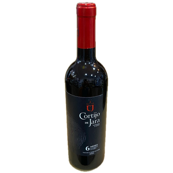 VINO TINTO CORTIJO DE JARA SYRAH, MERLOT Y TEMPRANILLO 75 CL