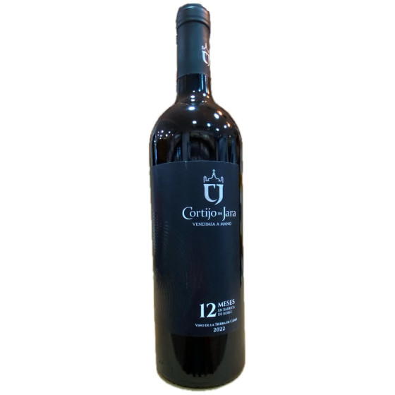 VINO TINTO CORTIJO DE JARA CRIANZA 12 MESES EN BARRICA DE ROBLE 75 CL