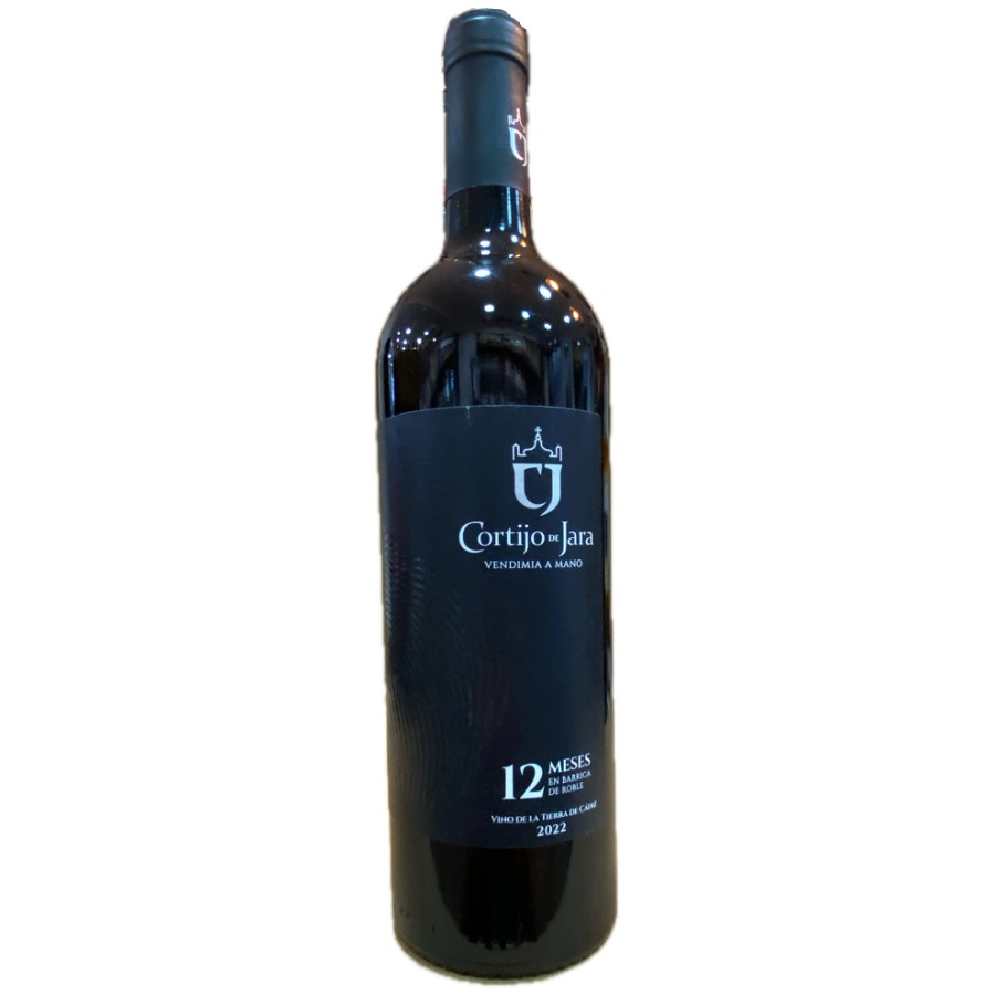 VINO TINTO CORTIJO DE JARA CRIANZA 12 MESES EN BARRICA DE ROBLE 75 CL