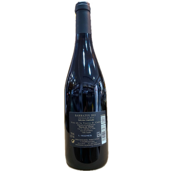 VINO TINTO BARBAZUL TINTILLA DE ROTA EDICIÓN LIMITADA 75 CL