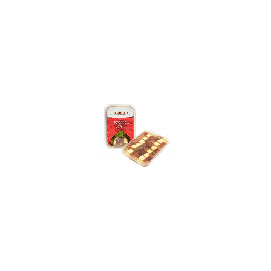 BANDERILLAS DE ATÚN Y QUESO EN ACEITE 12 UD 294G HERPAC BARBATE GOURME