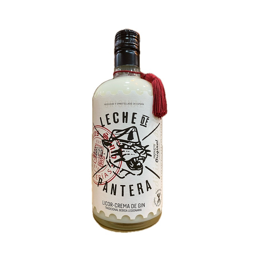 LECHE DE PANTERA LICOR CREMA DE GIN MARTES SANTO 70 CL – AIRES DE CÁDI