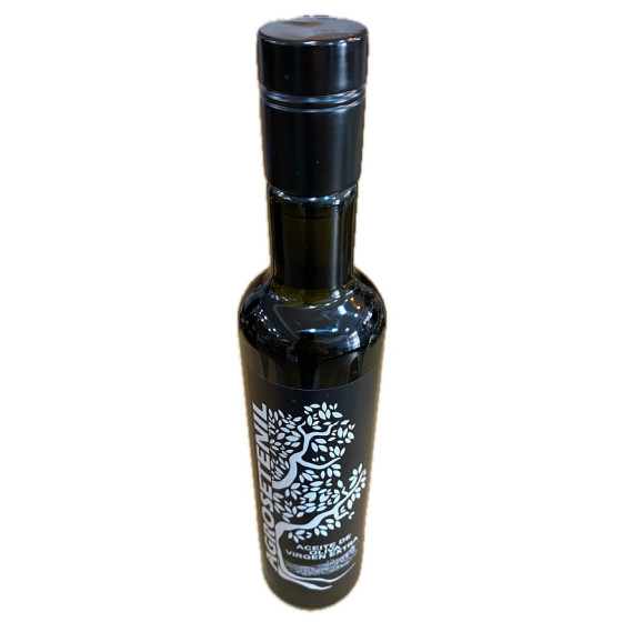 ACEITE DE OLIVA VIRGEN EXTRA 500 ML BOTELLA CRISTAL OSCURA AGROSETENIL