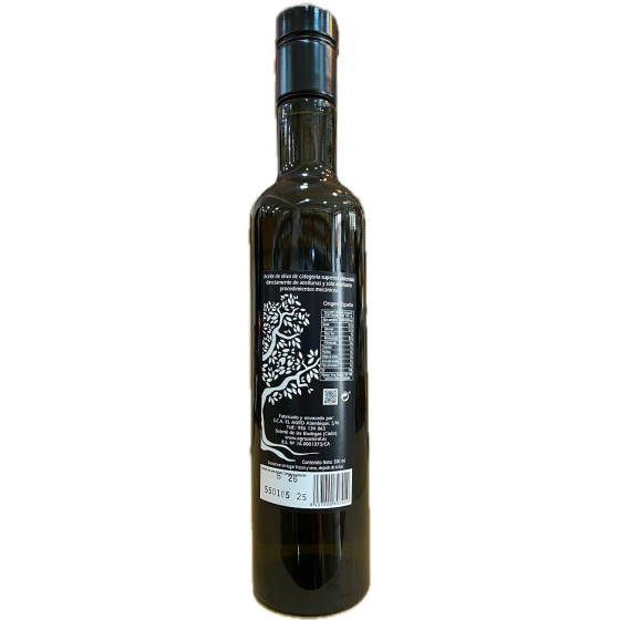 ACEITE DE OLIVA VIRGEN EXTRA 500 ML BOTELLA CRISTAL OSCURA AGROSETENIL