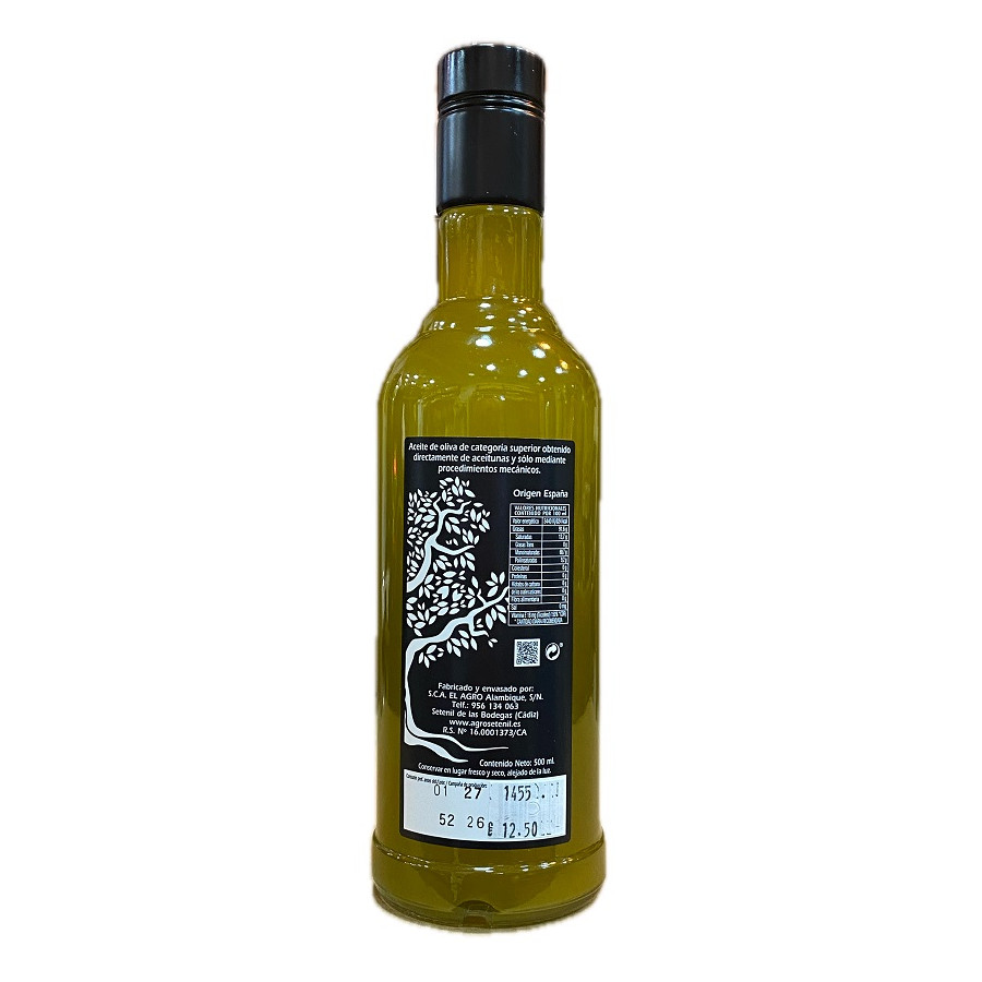 ACEITE DE OLIVA VIRGEN EXTRA SIN FILTRAR AGROSETENIL 500 ML – SETENIL 