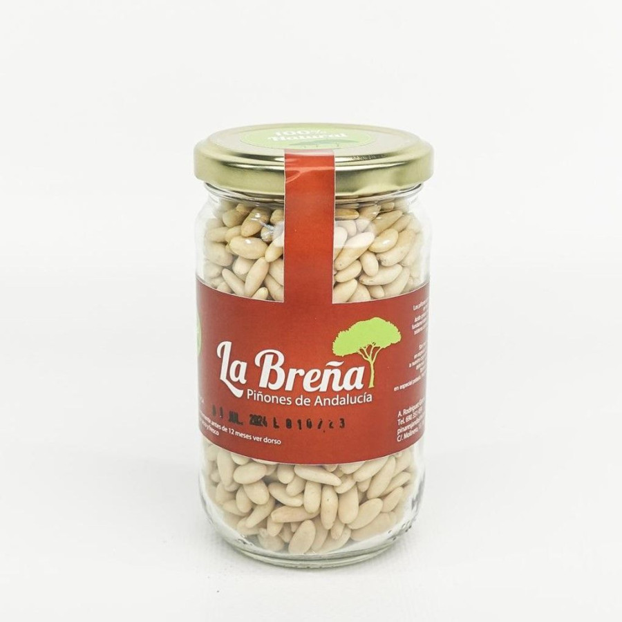 BOTE DE PIÑONES DE 180gr. NACIONAL 1ª CALIDAD. PIÑONES LA BREÑA