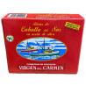 FILETES DE CABALLA EN ACEITE DE OLIVA VIRGEN DEL CARMEN 237 G – CONSER