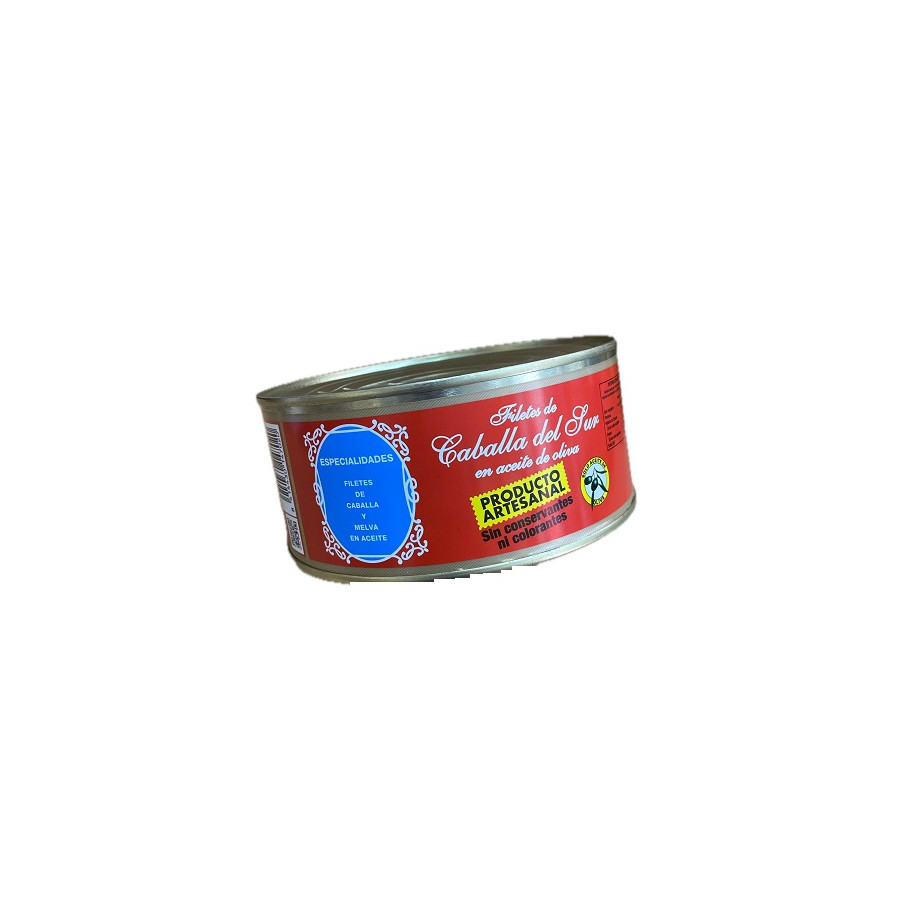 FILETES DE CABALLA EN ACEITE DE OLIVA VIRGEN DEL CARMEN 975 G – CONSER