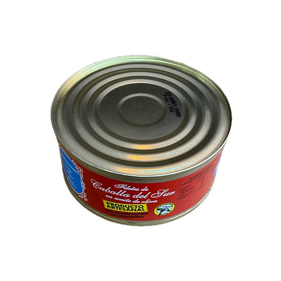 FILETES DE CABALLA EN ACEITE DE OLIVA VIRGEN DEL CARMEN 975 G – CONSER