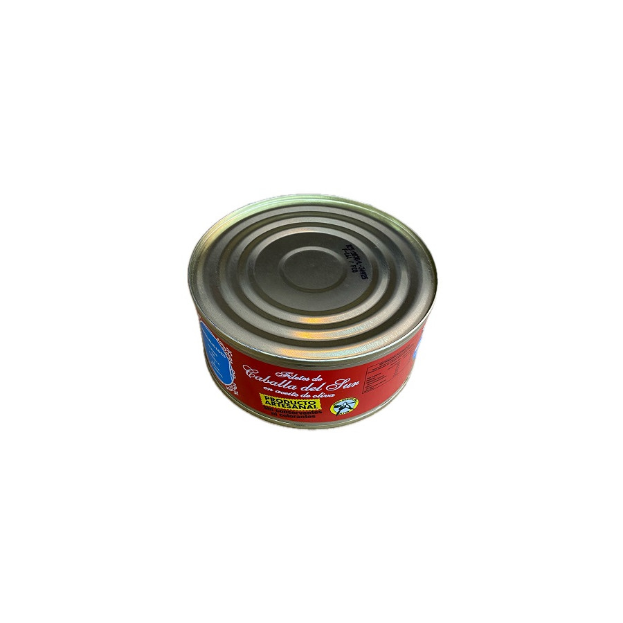 FILETES DE CABALLA EN ACEITE DE OLIVA VIRGEN DEL CARMEN 975 G – CONSER