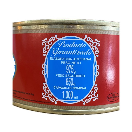 FILETES DE CABALLA EN ACEITE DE OLIVA VIRGEN DEL CARMEN 975 G – CONSER