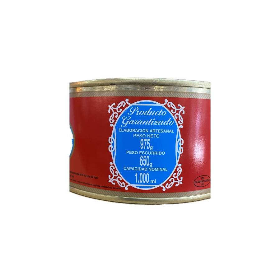 FILETES DE CABALLA EN ACEITE DE OLIVA VIRGEN DEL CARMEN 975 G – CONSER