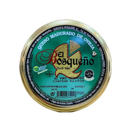 TAQUITOS DE QUESO DE OVEJA EN VINO OLOROSO 250G EL BOSQUEÑO EL BOSQUE 