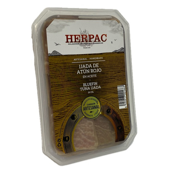IJADA DE ATÚN ROJO EN ACEITE 250G HERPAC BARBATE SEMICONSERVA GOURMET 