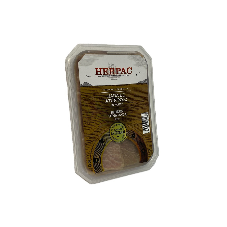 IJADA DE ATÚN ROJO EN ACEITE 250G HERPAC BARBATE SEMICONSERVA GOURMET 